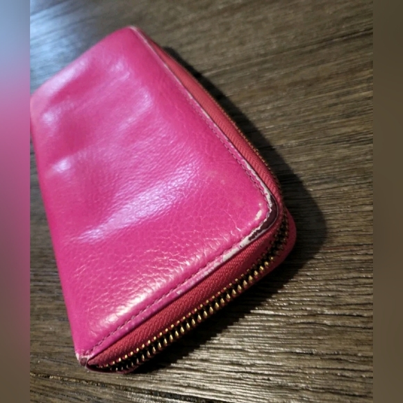 MARC BY MARC JACOBS gold and pink/Fuisha color Leather Wallet - Picture 2 of 16